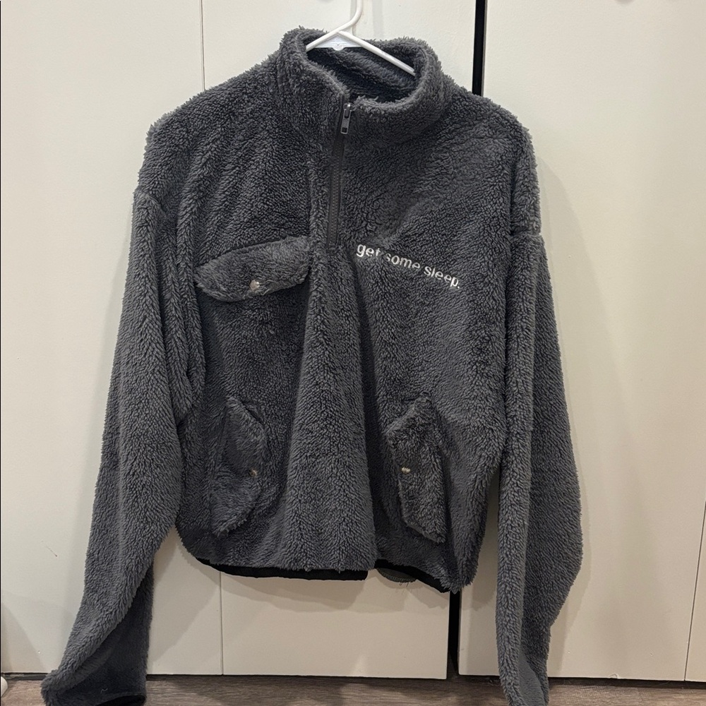 Get some sleep fleece quarter zip